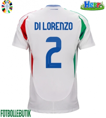 Italien Giovanni Di Lorenzo #2 Bortatröja EM 2024 Kortärmad